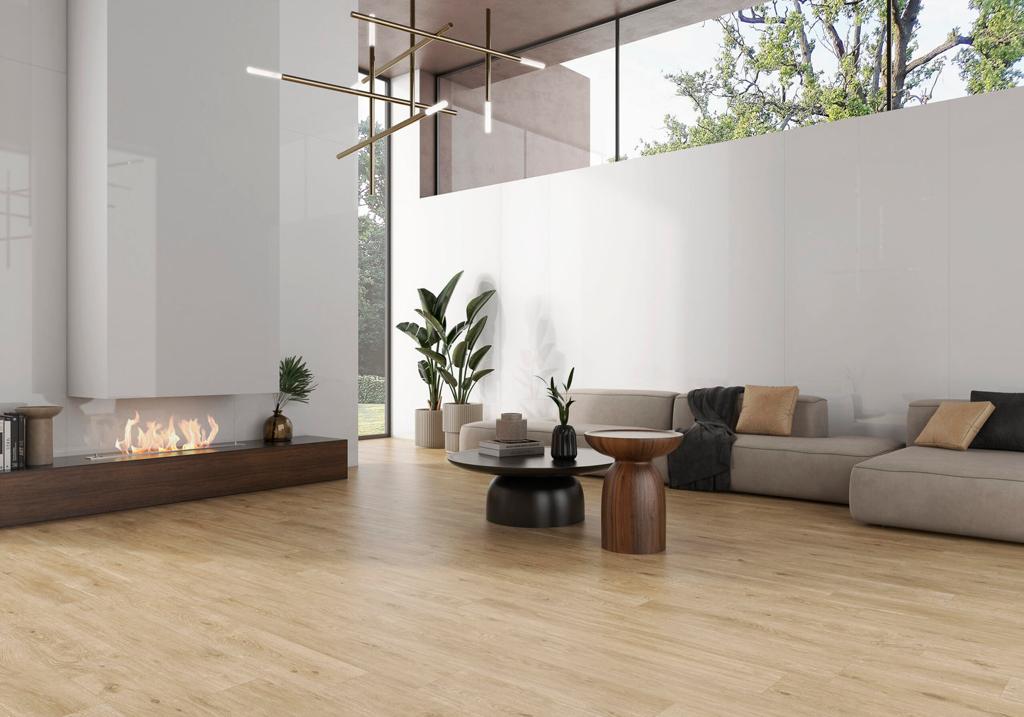 Betonlook Fliser Ice Hvid