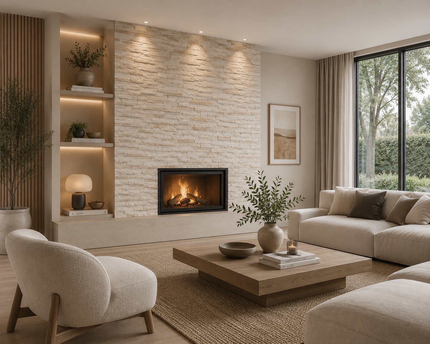 Vægfliser Stenlook Irun Beige