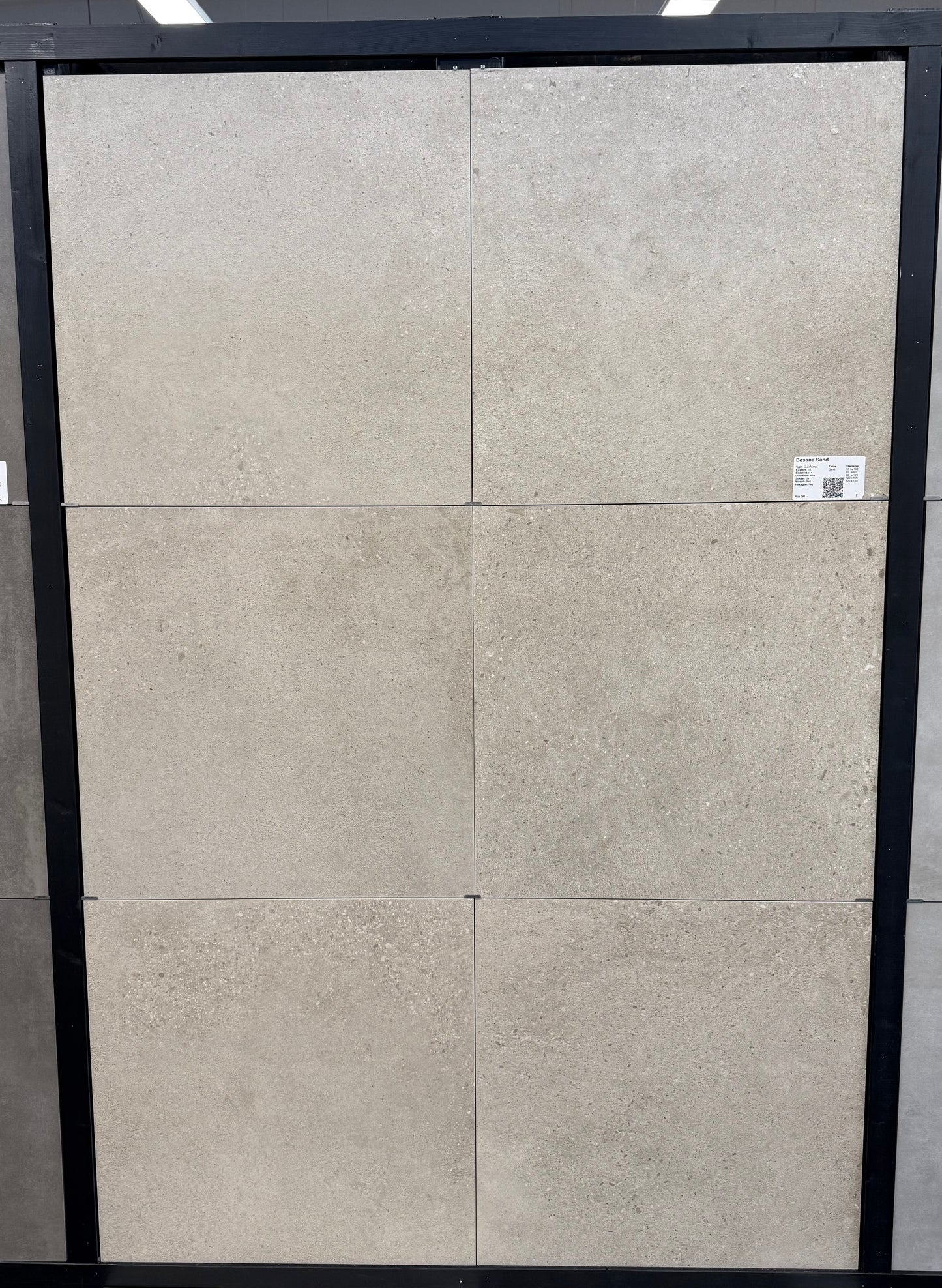 Betonlook Fliser Besana Sand
