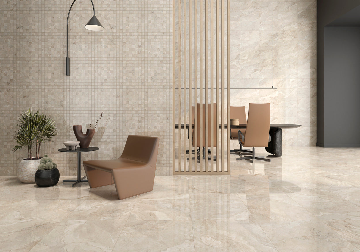 Sena Cream Marmor Flise