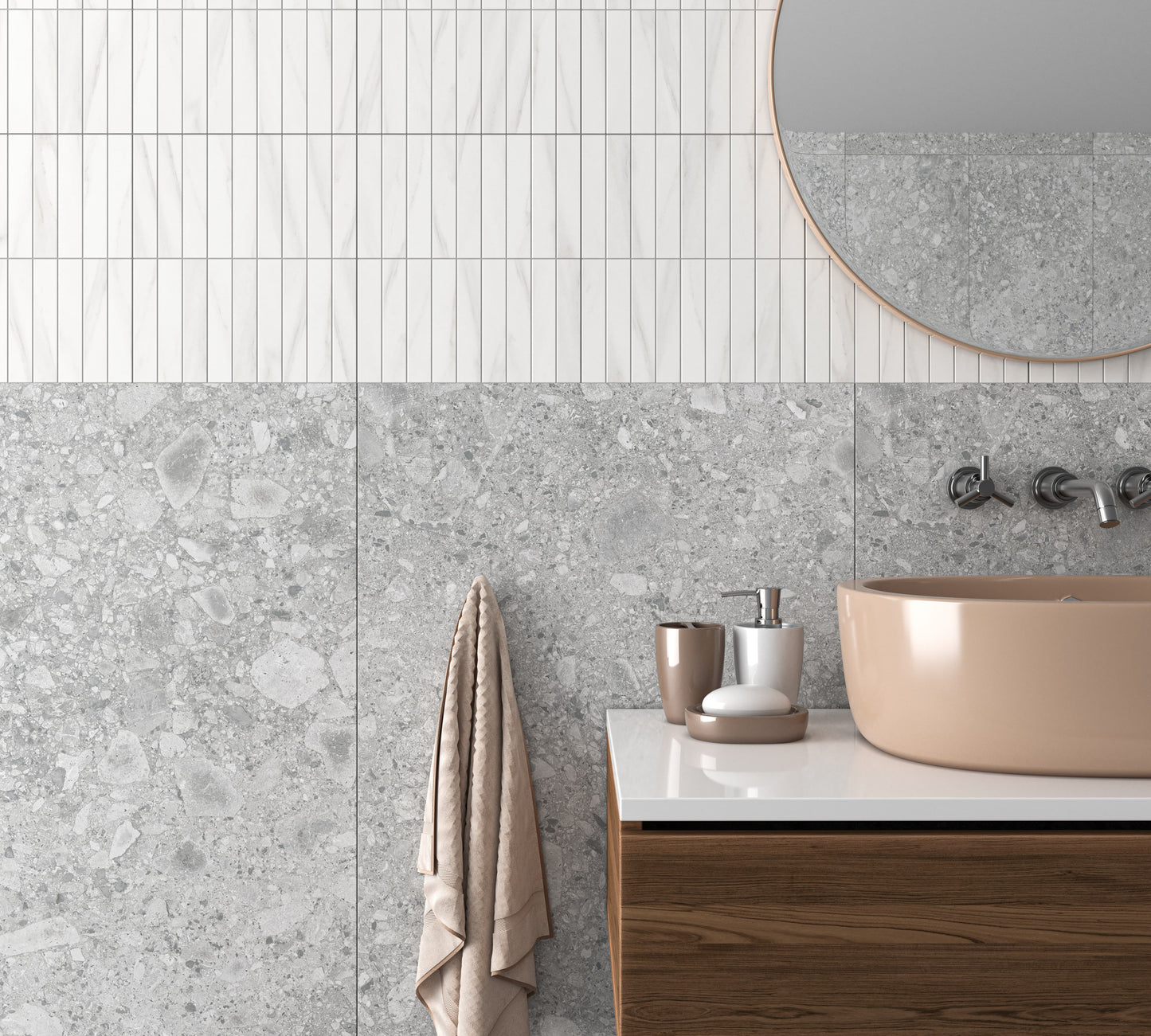 Terrazzo Fliser Pedregal Grå