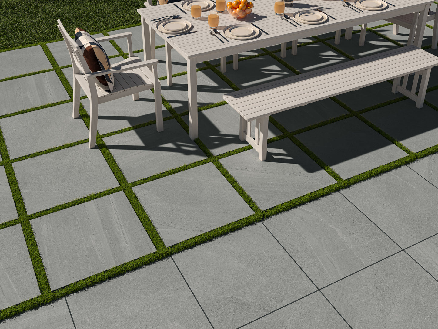 Terrasse Flise Spartia Grå