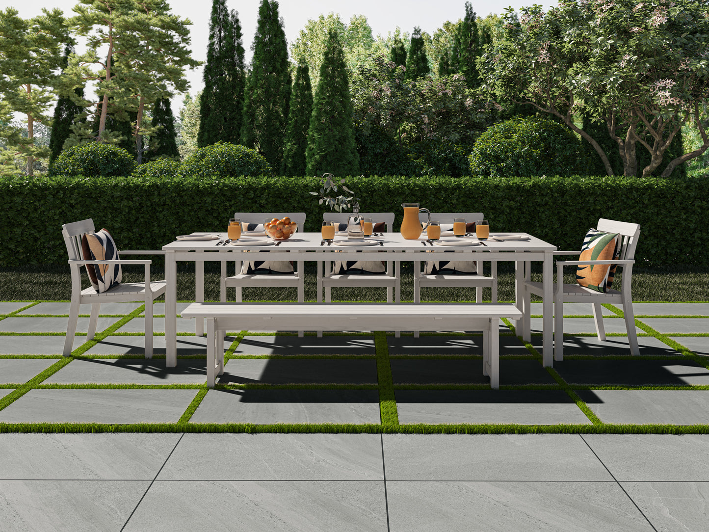 Terrasse Flise Spartia Grå
