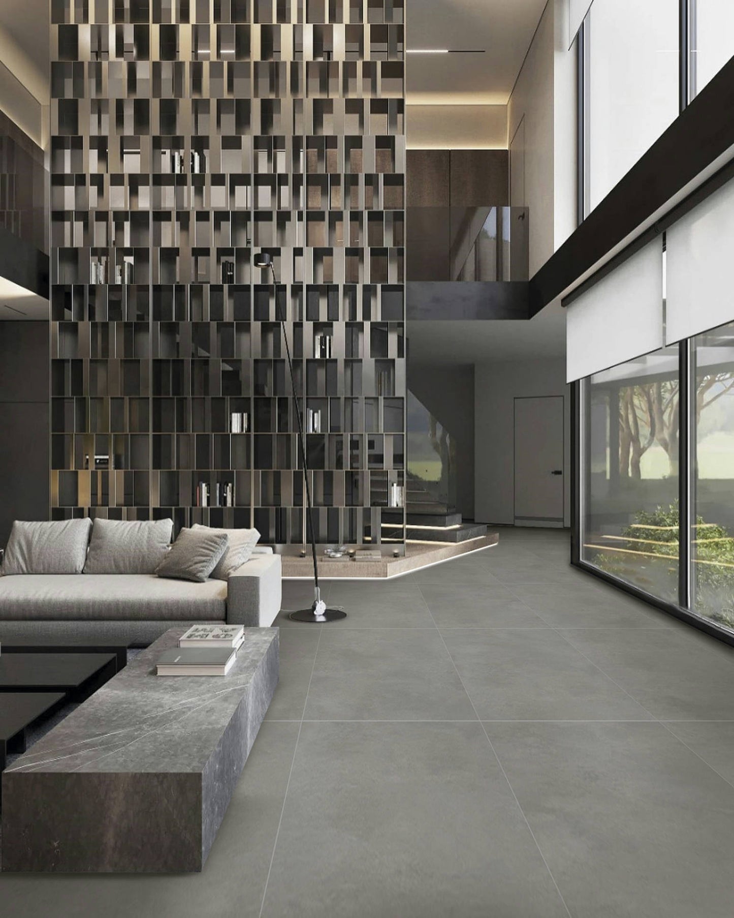Betonlook Fliser Velez Grey