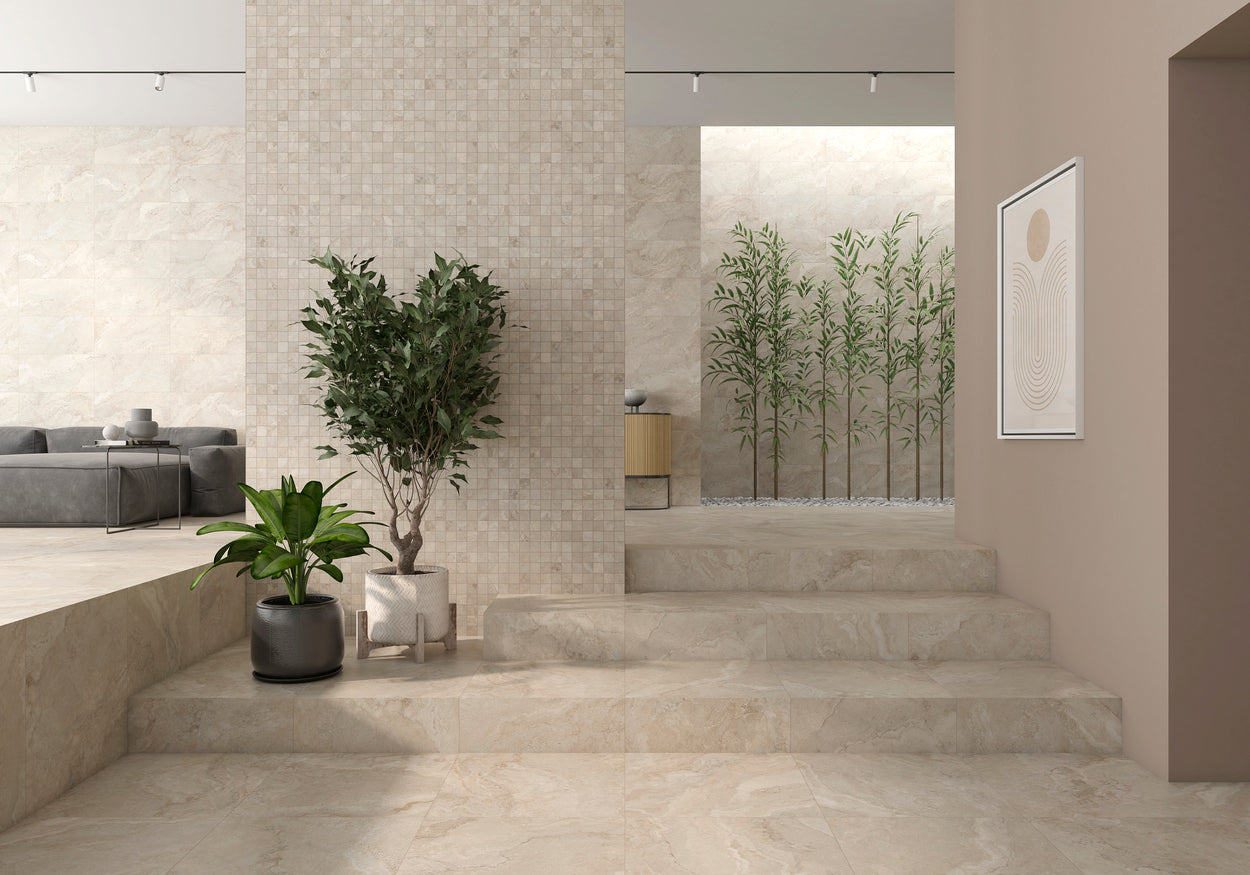 Sena Cream Marmor Flise