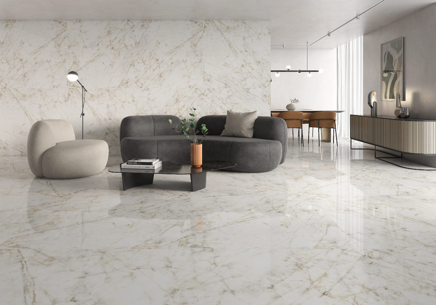 Almaden Gold Marmor Flise