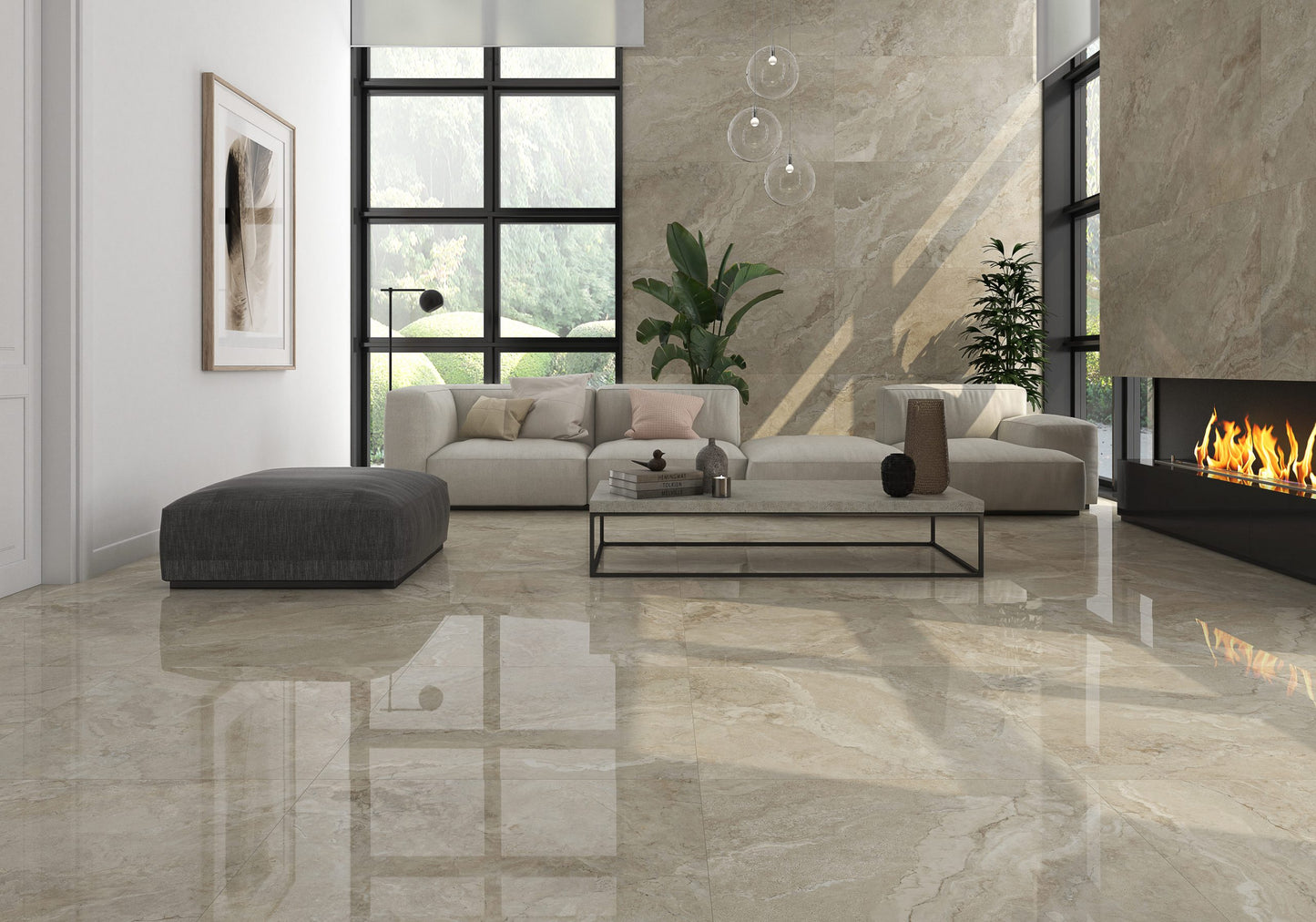 Sena Cream Marmor Flise