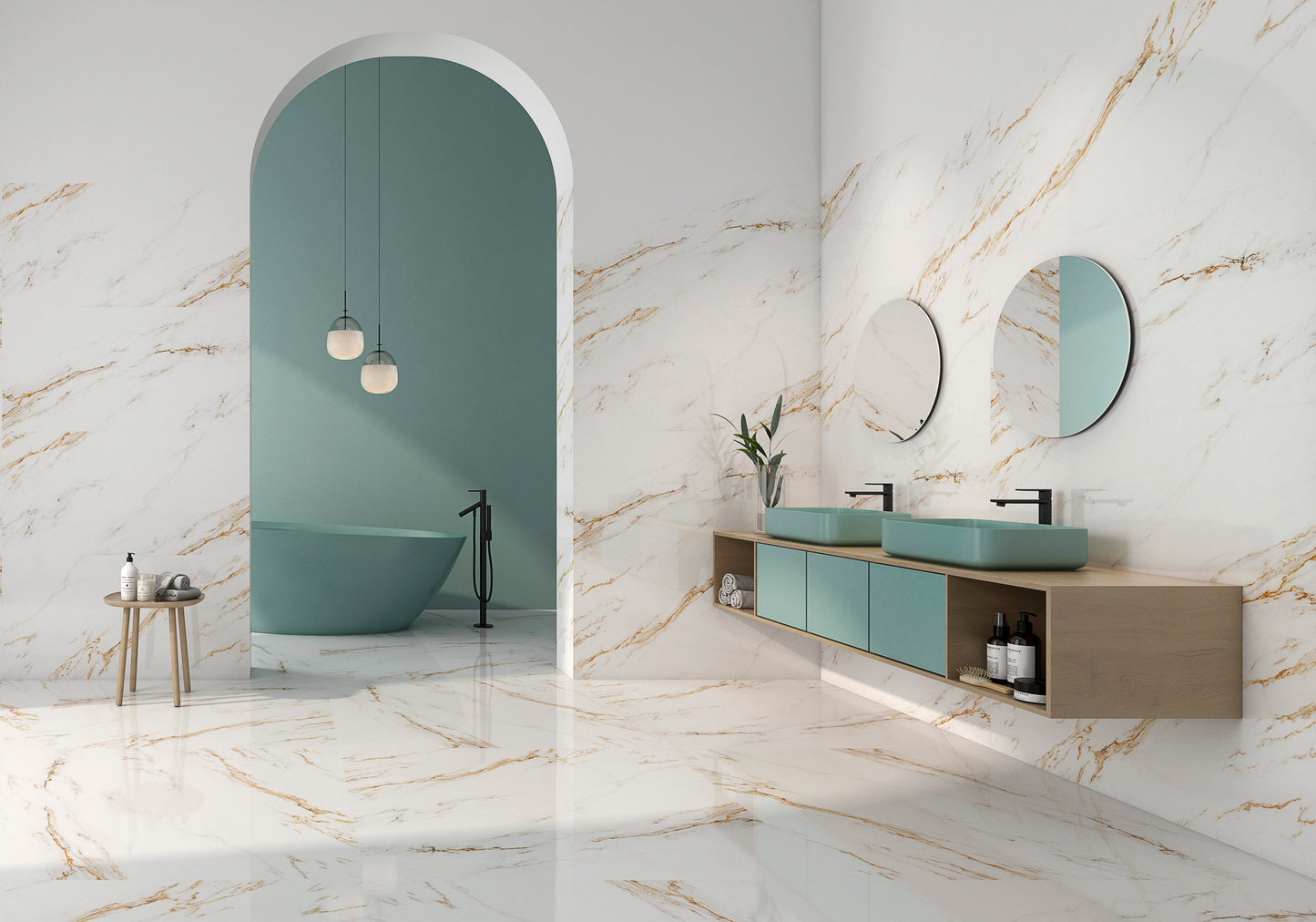 New Royal Hvid Marmor Flise