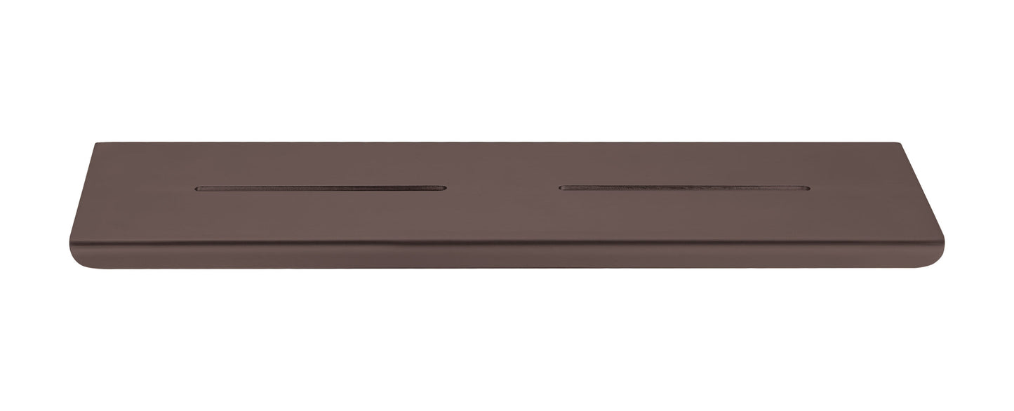 Cassøe A5 brusehylde, vendbar - Mat Bronze