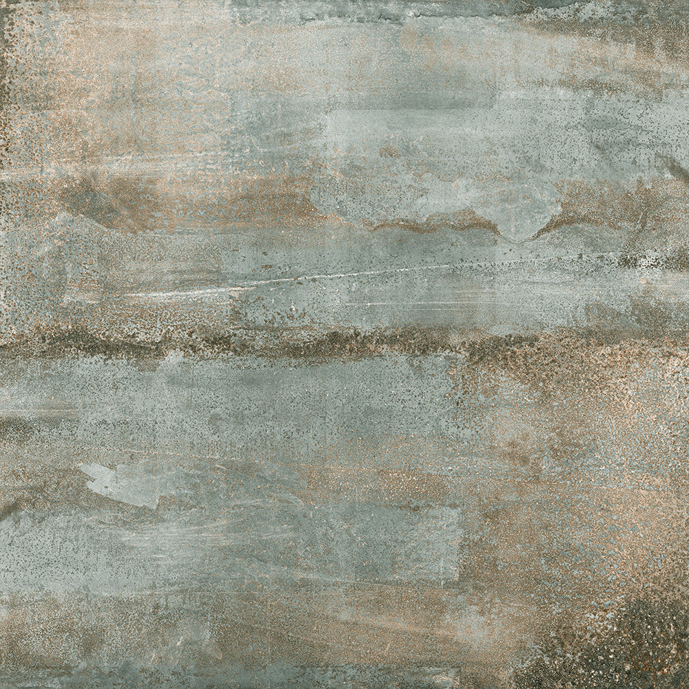 Oxyde Turquoise Metal Flise
