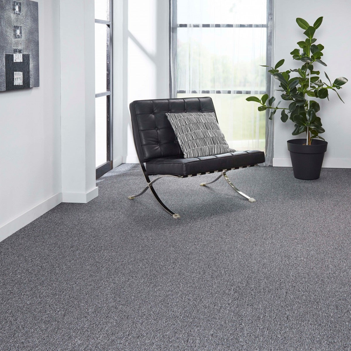 Gulv Tæppe Monaco Antracit