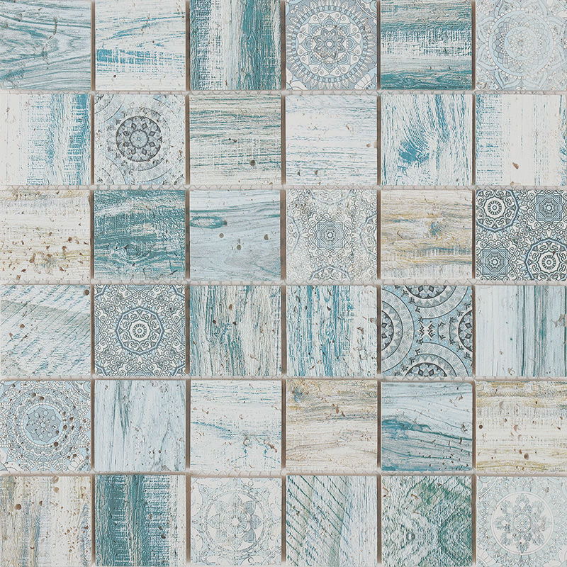Vægfliser Mosaik Hydra Blue