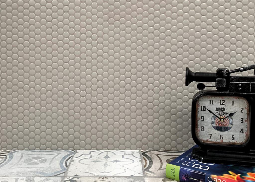 Vægfliser Mosaik Penny Grey