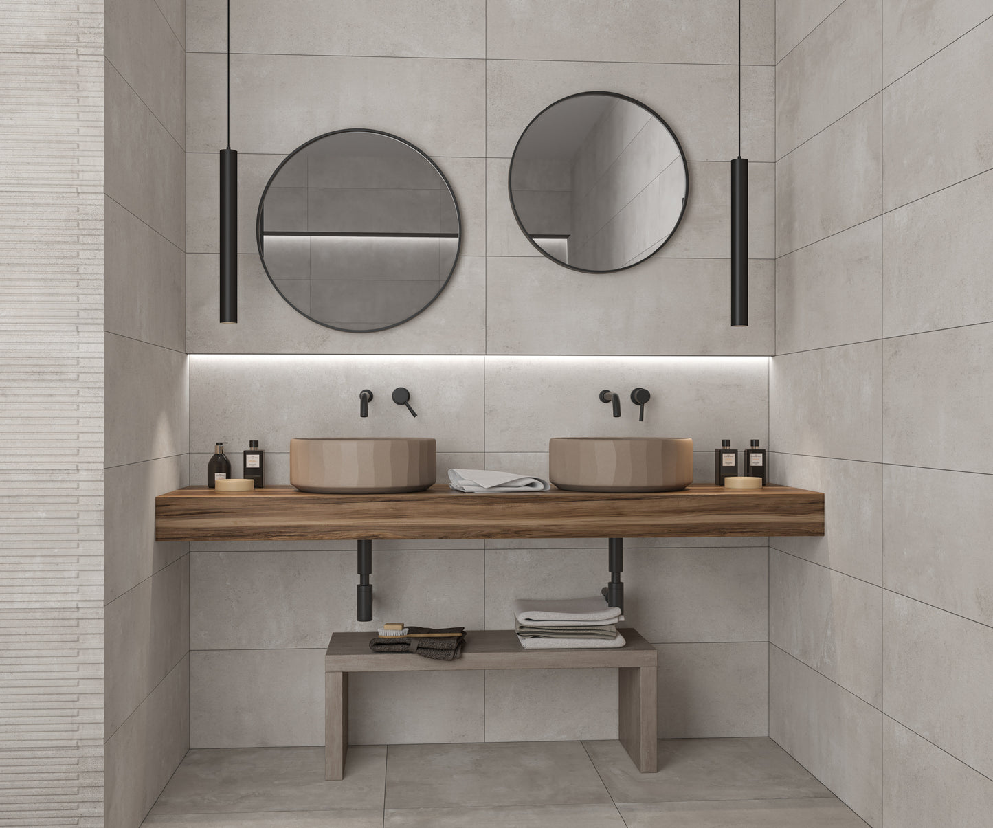 Betonlook Fliser Inedit Perla