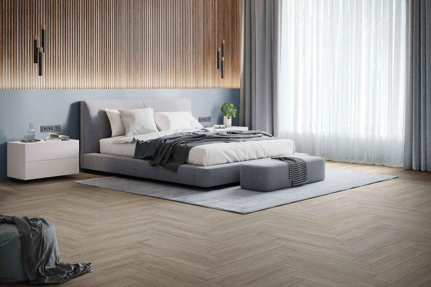 SPC Vinyl Klik Gulv Sildeben Tuscon Oak