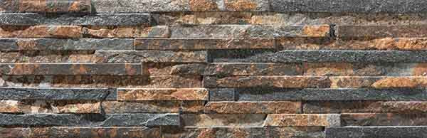 Behobia Magma Vægflise Sten 17x52cm