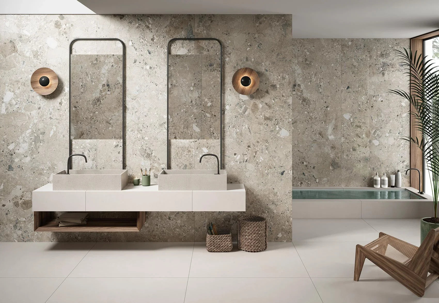 Terrazzo fliser - sten fliser