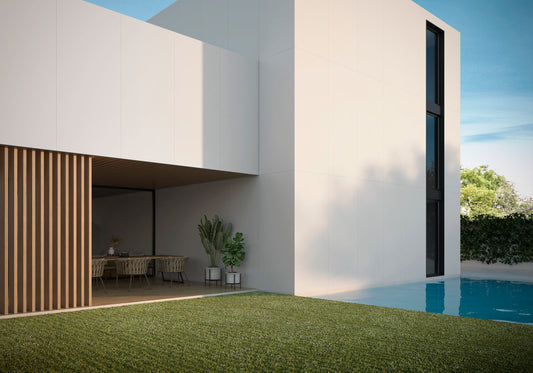 Betonlook Fliser Ice Hvid