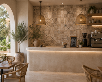 Vægfliser Mosaik Hydra Beige