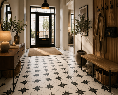 Marokkanske Fliser Star White N