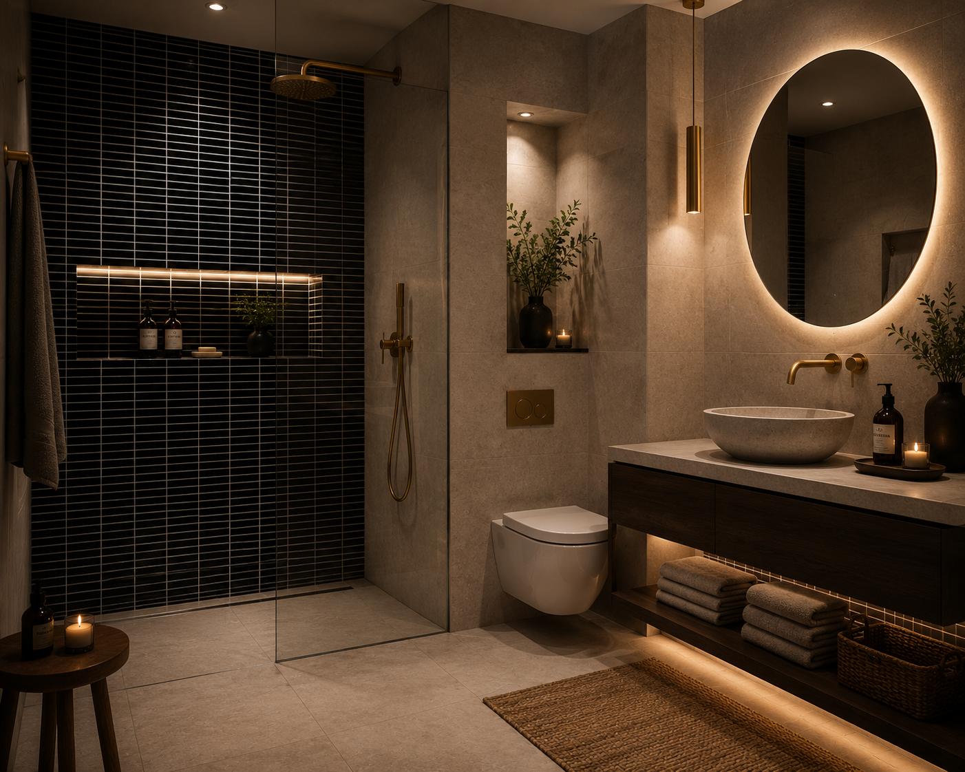 Vægfliser Mosaik Piano Black