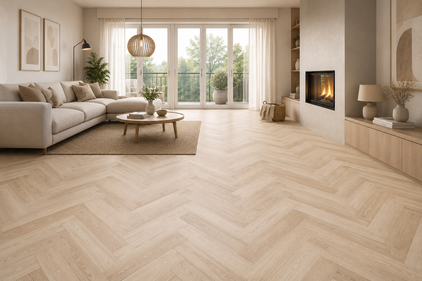 Miga Sildeben Laminat Klikgulv Lys Natur 8mm