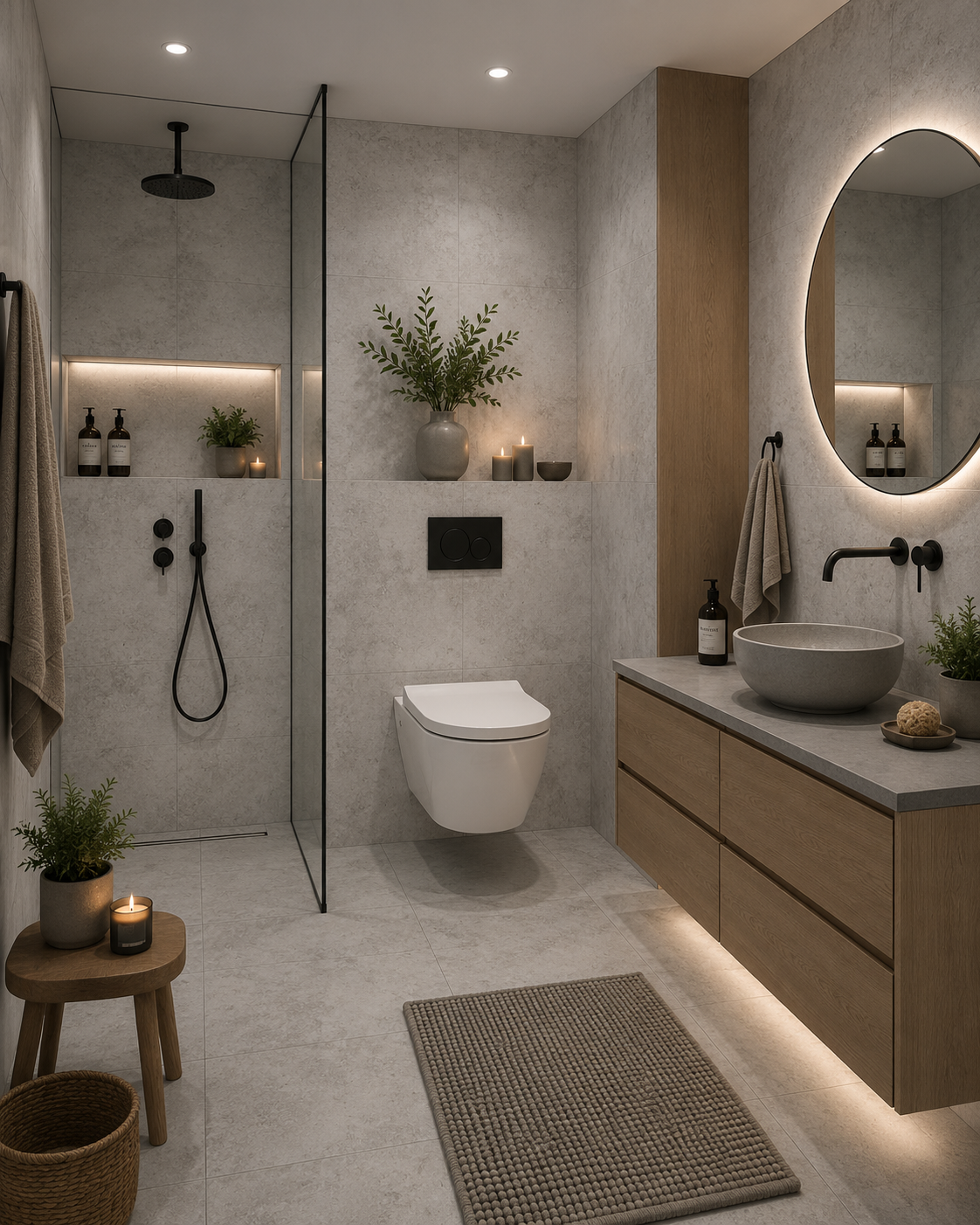 Betonlook Fliser Grey 607
