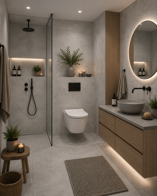 Betonlook Fliser Grey 607