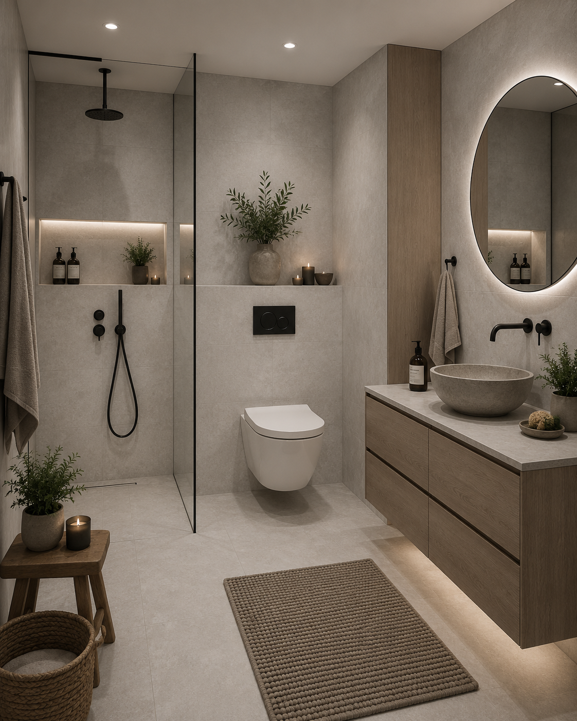 Betonlook Fliser Light Grey 605