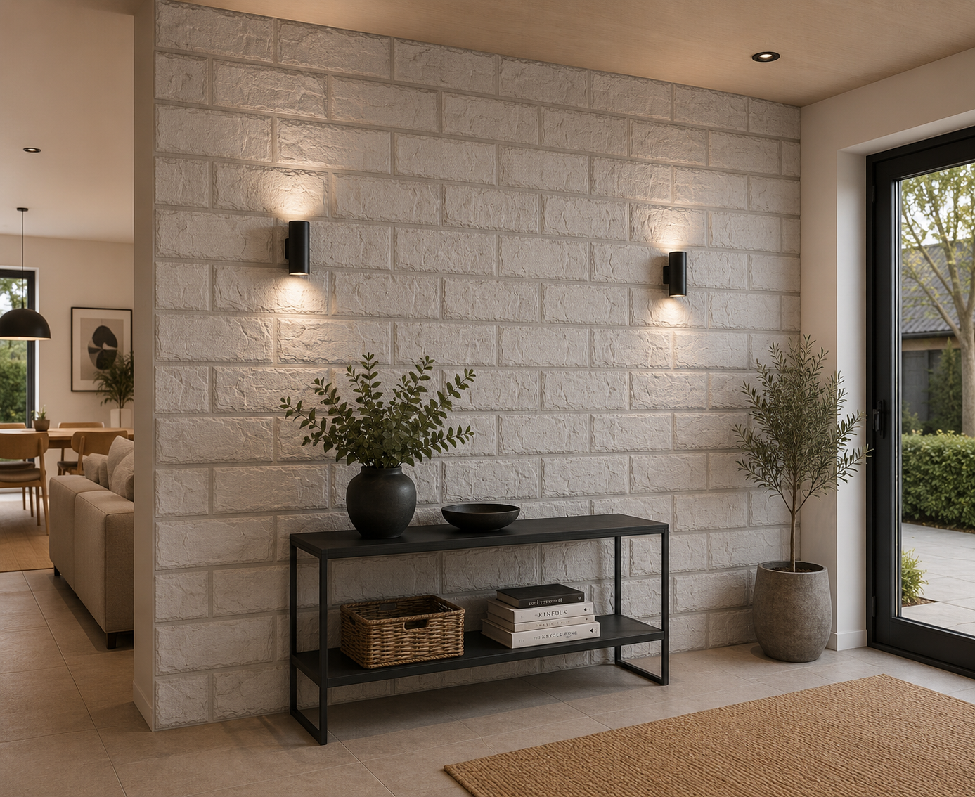 Vægfliser Stenlook Calderona Blanco