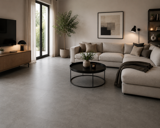 Betonlook Fliser Norwich Gris