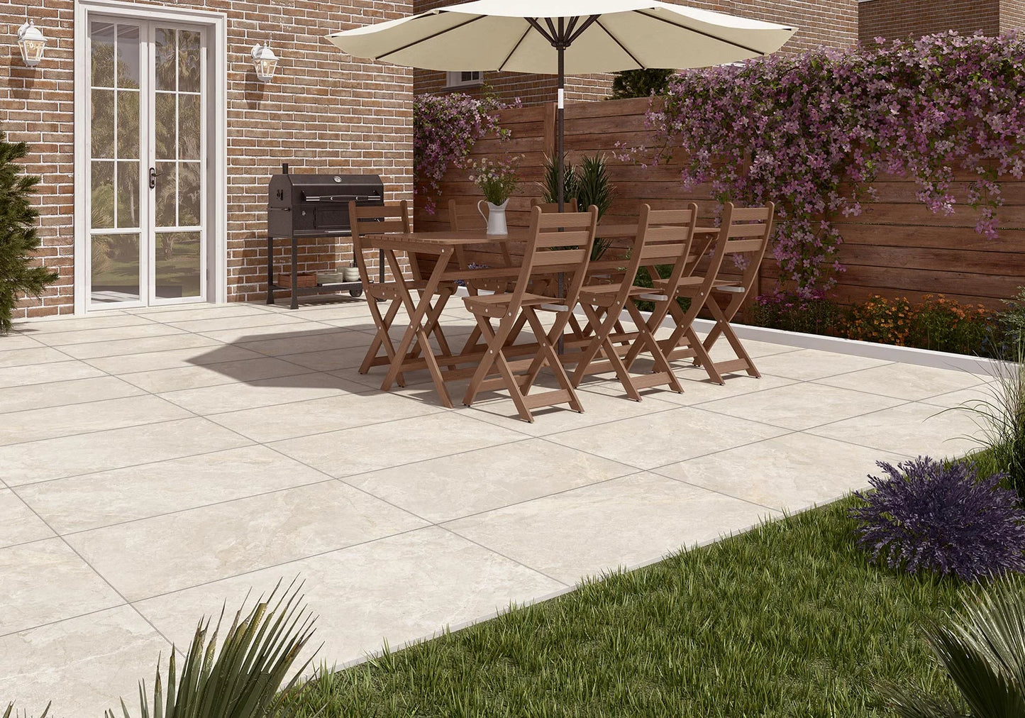 Terrasse Fliser Mylos Bone