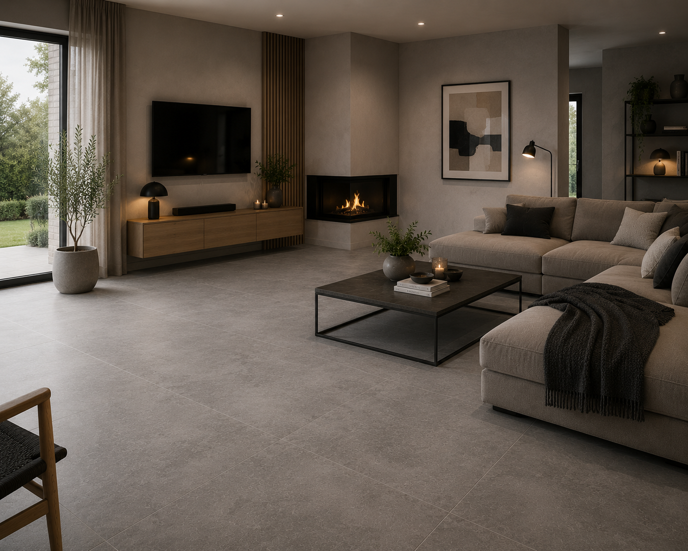 Betonlook Fliser Grey 607