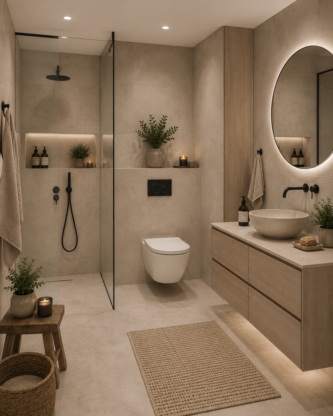 Betonlook Fliser 60x60 Beige 605