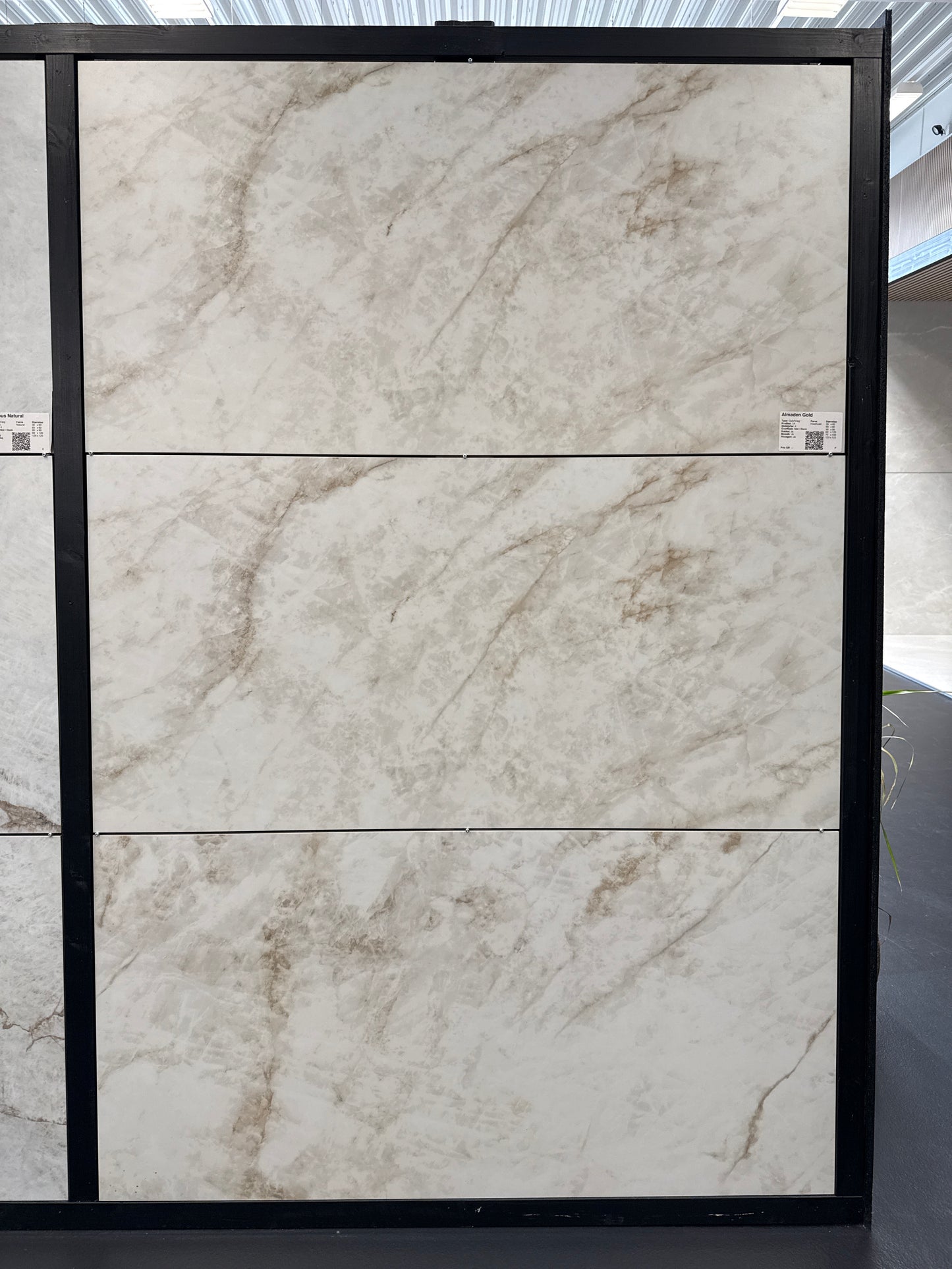 Marmorlook Fliser Almaden Gold