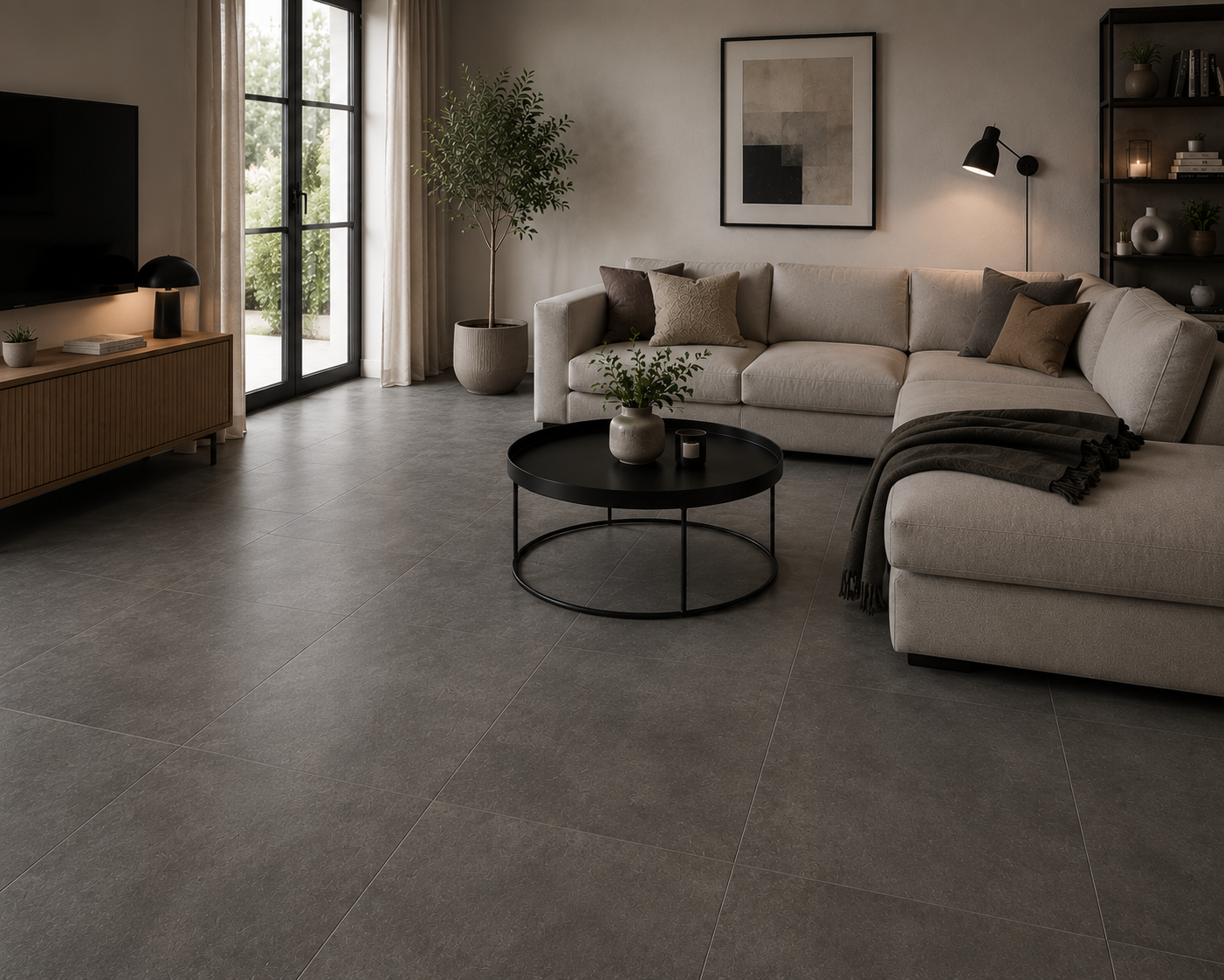 Betonlook Fliser Norwich Marengo