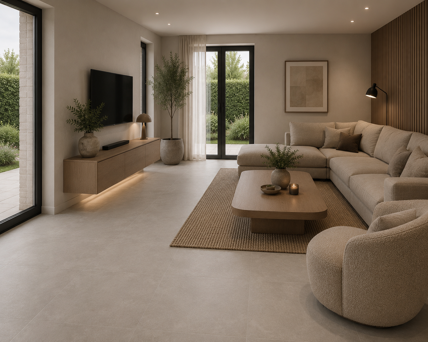 Betonlook Fliser Light Grey 605
