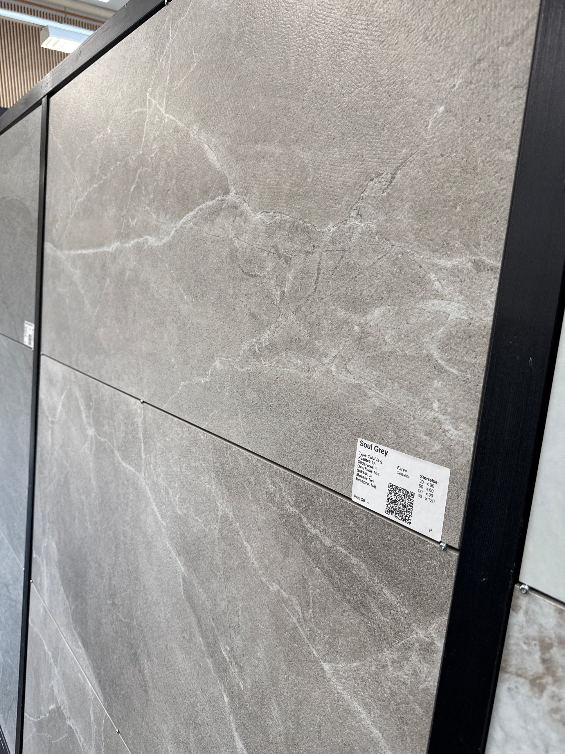 Marmorlook Fliser Soul Grey