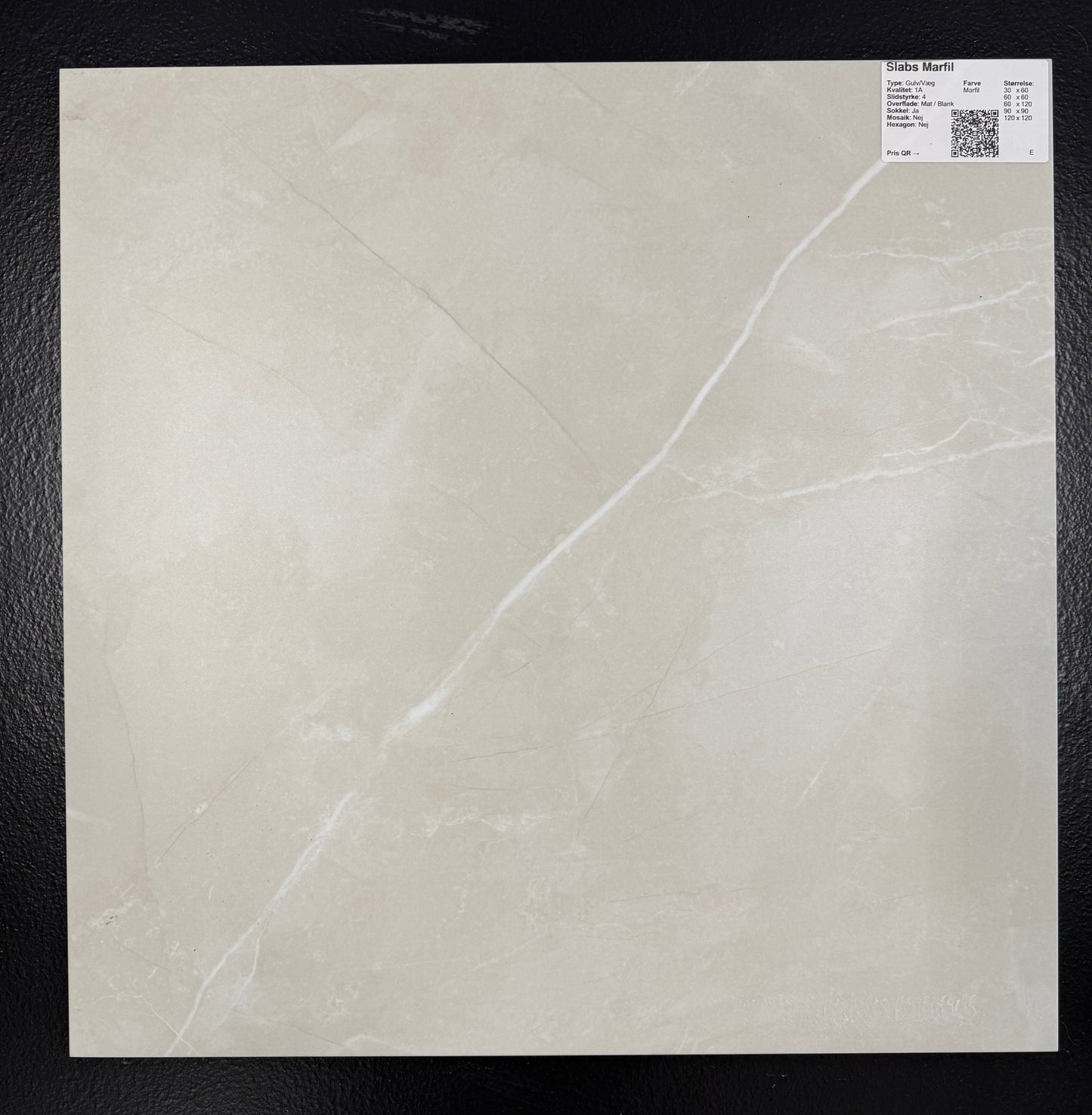 Marmorlook Fliser Slabs Marfil