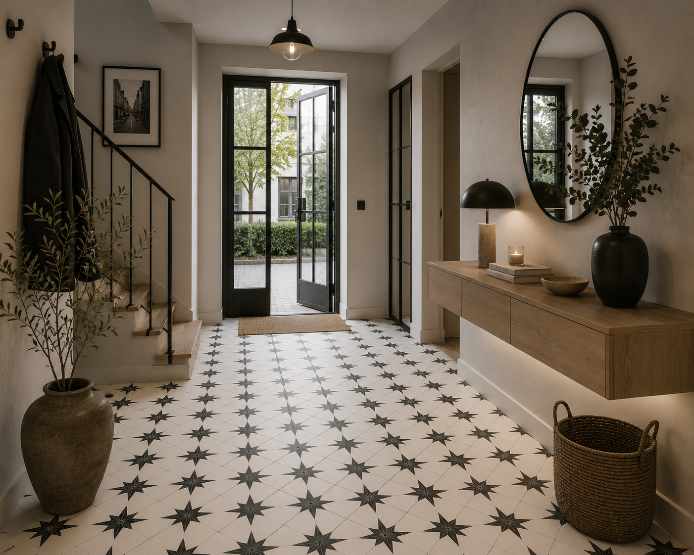 Marokkanske Fliser Star White N