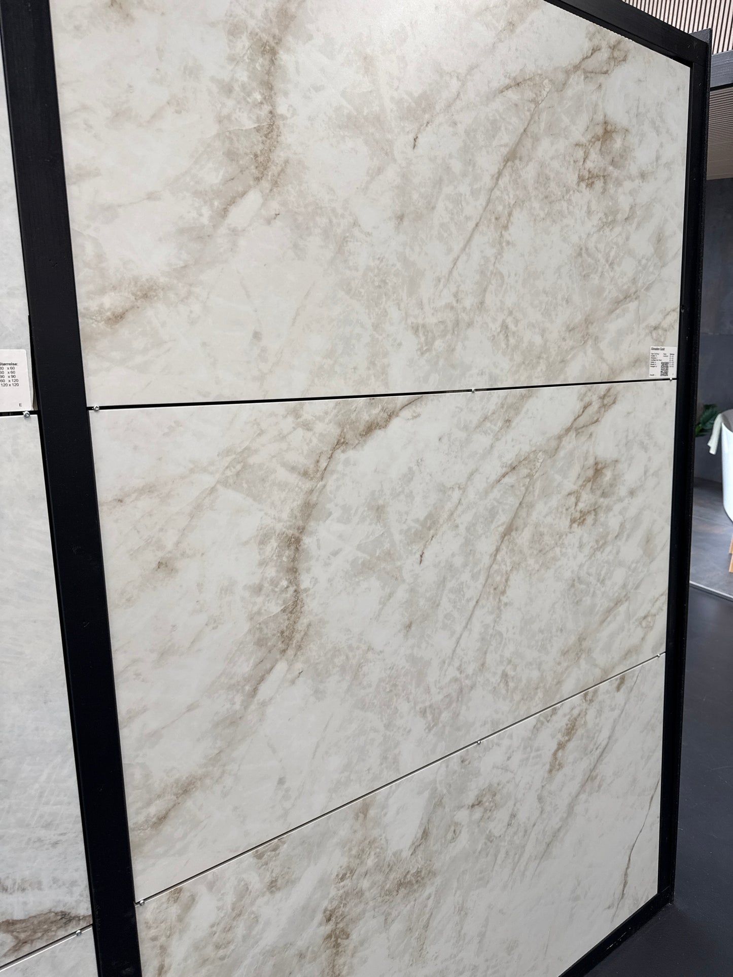 Marmorlook Fliser Almaden Gold