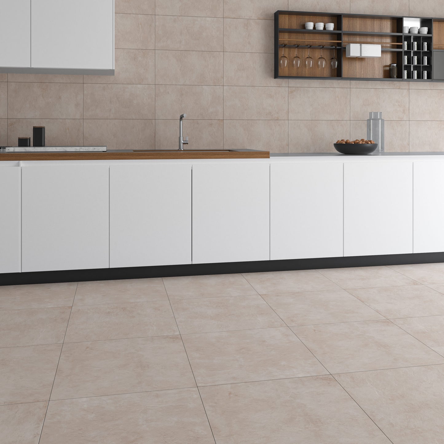 Betonlook Fliser Beton Beige