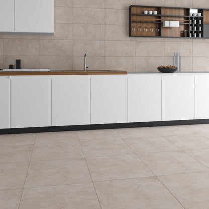 Betonlook Fliser Beton Beige