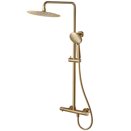 Brusearmatur Rainshower Nordic Børstet Kobber