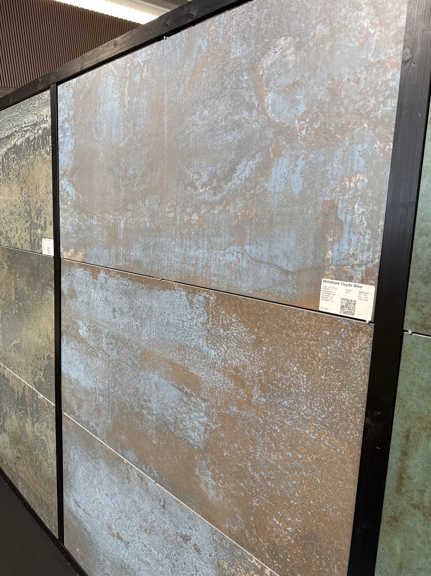 Metallook Fliser Oxyde Bleu