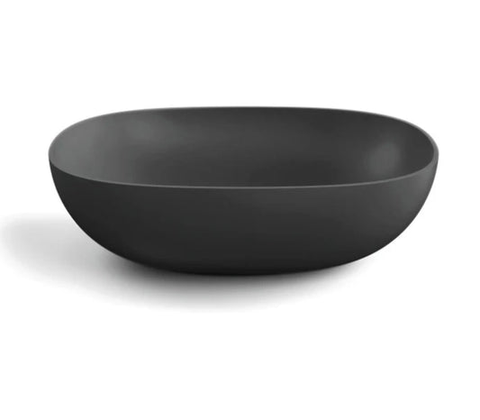Cassøe Oval porcelænsvask – sort
