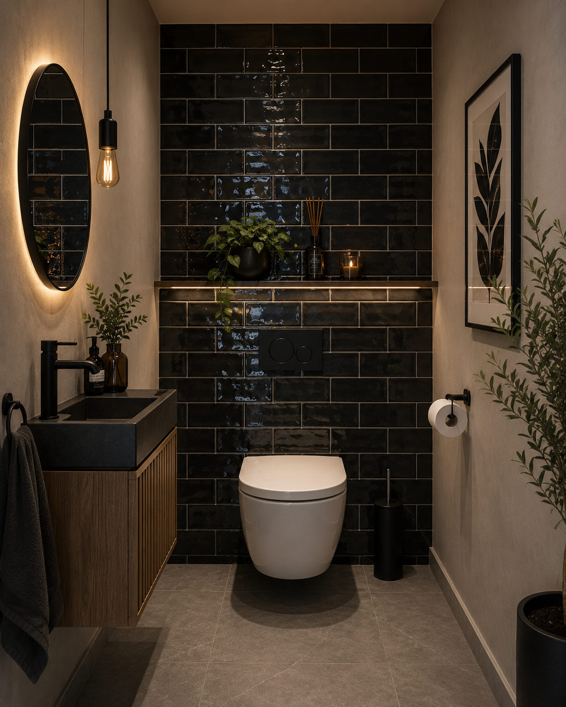 Vægfliser Black HM 7,5x15