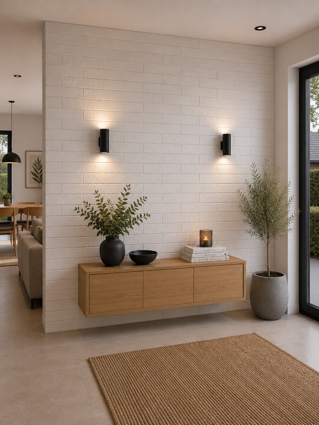 Vægfliser Stenlook Apalache Blanco