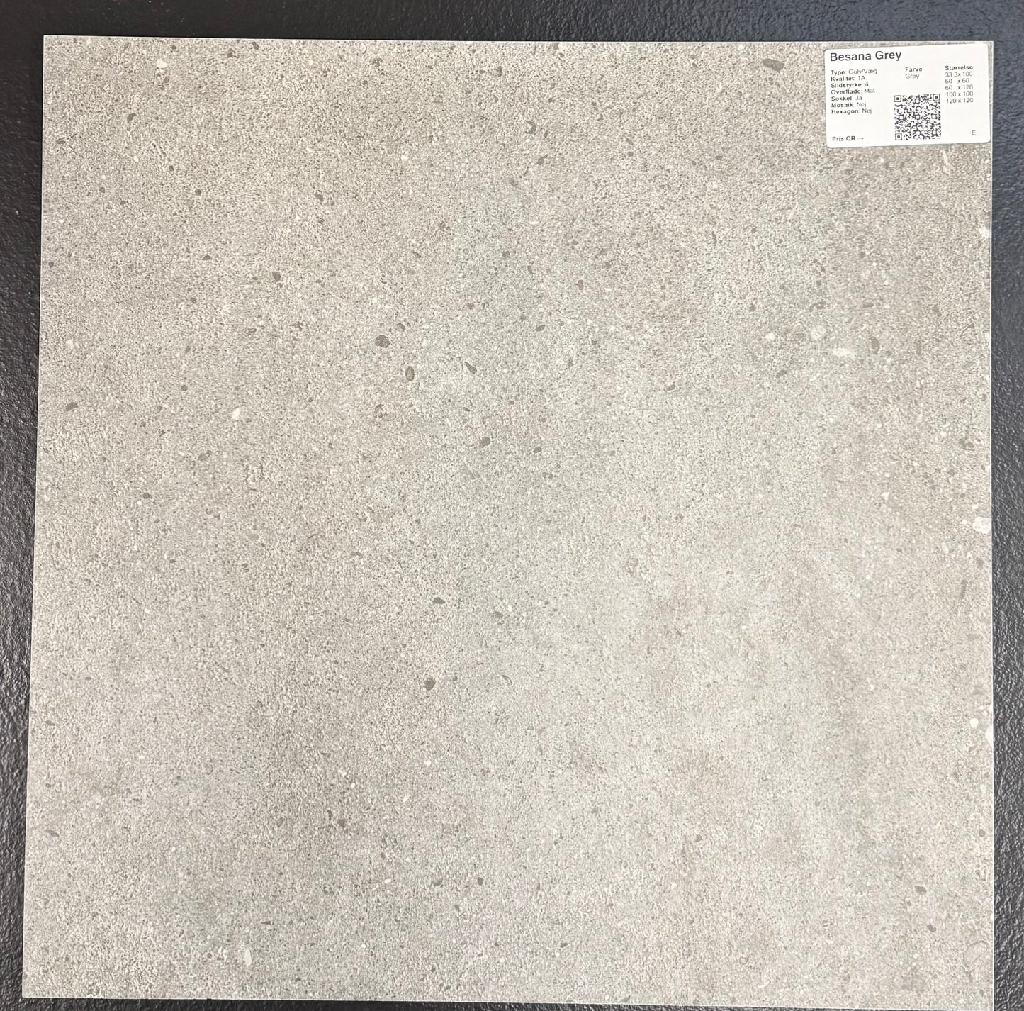 Betonlook Fliser Besana Grey