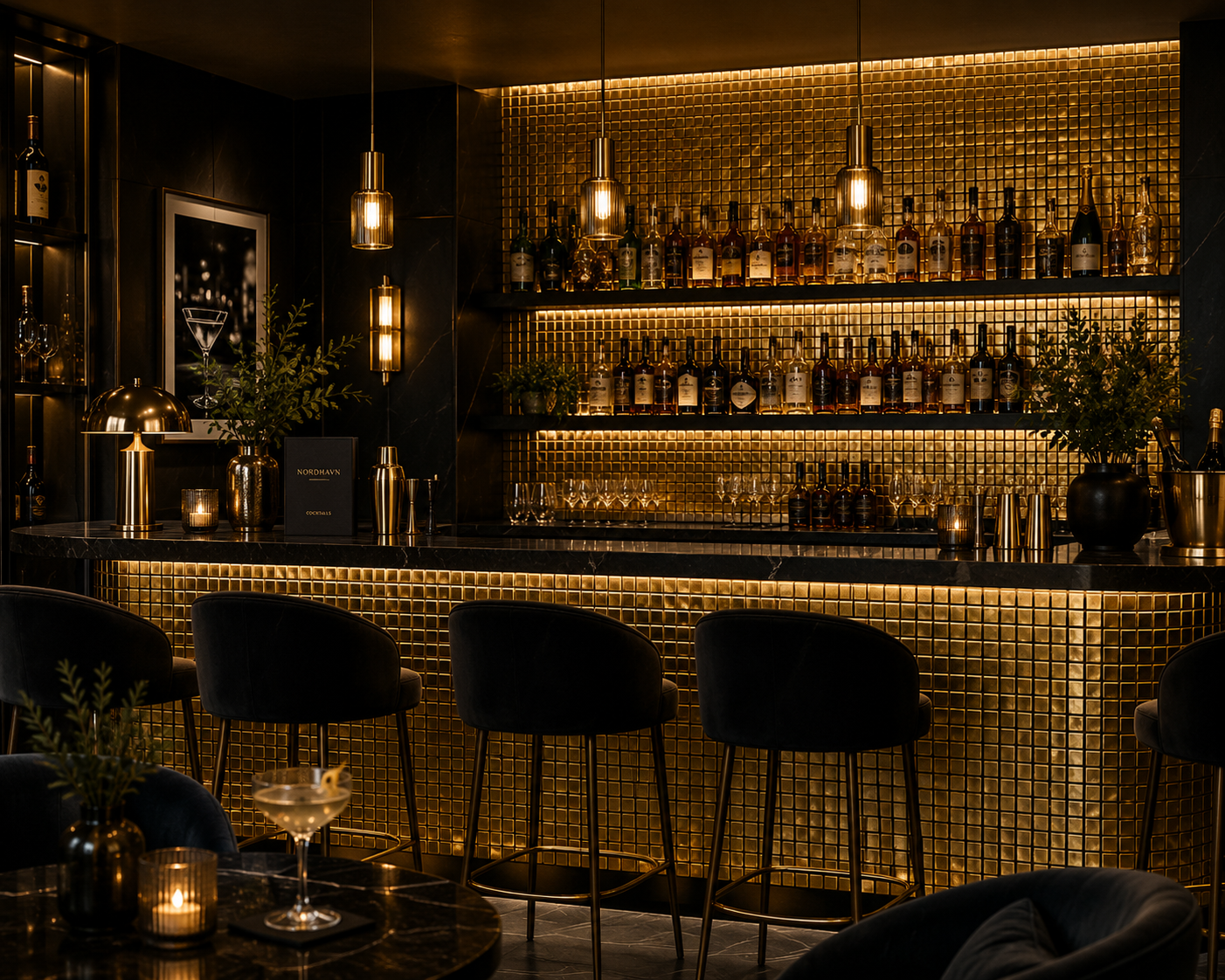 Vægfliser Mosaik Elegance Luxury Gold